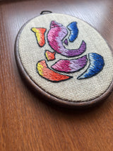 Vertical Candor- Embroidery Hoop (More Options available)